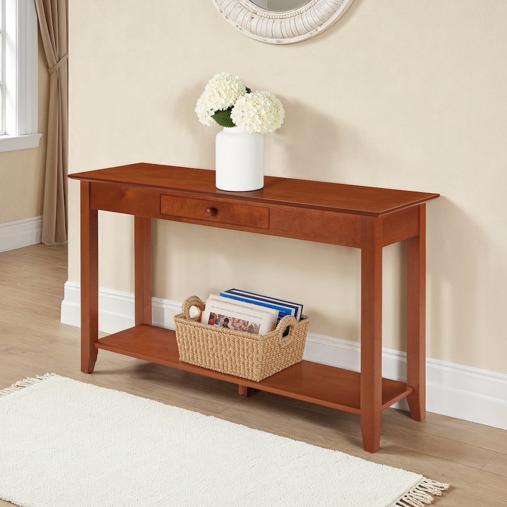 American Heritage Console Table with Drawer