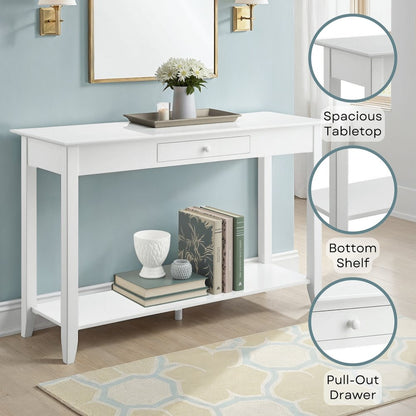 American Heritage Console Table with Drawer
