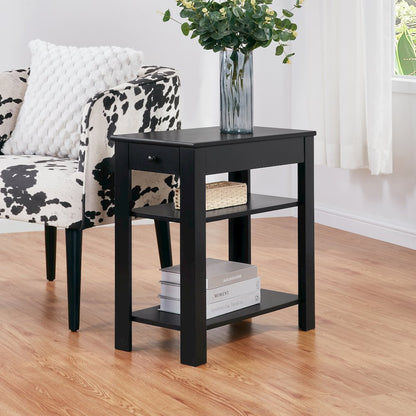 Designs2Go 1 Drawer Baja Chairside End Table with Shelves
