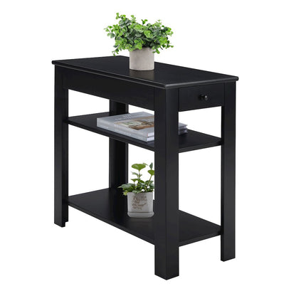 Designs2Go 1 Drawer Baja Chairside End Table with Shelves