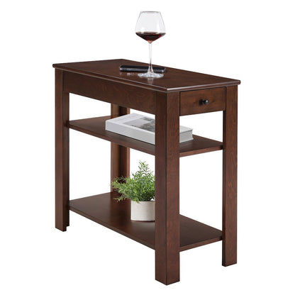 Designs2Go 1 Drawer Baja Chairside End Table with Shelves