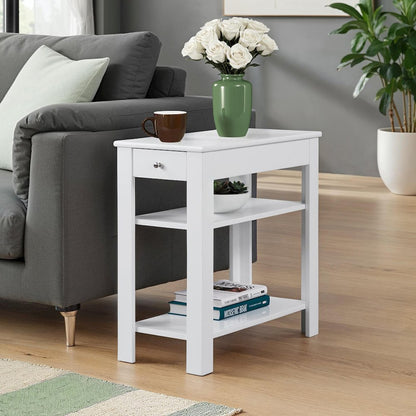 Designs2Go 1 Drawer Baja Chairside End Table with Shelves