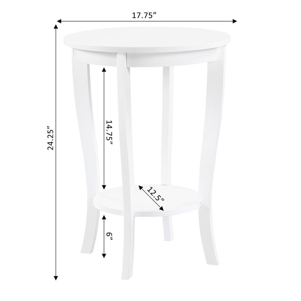 American Heritage Round End Table