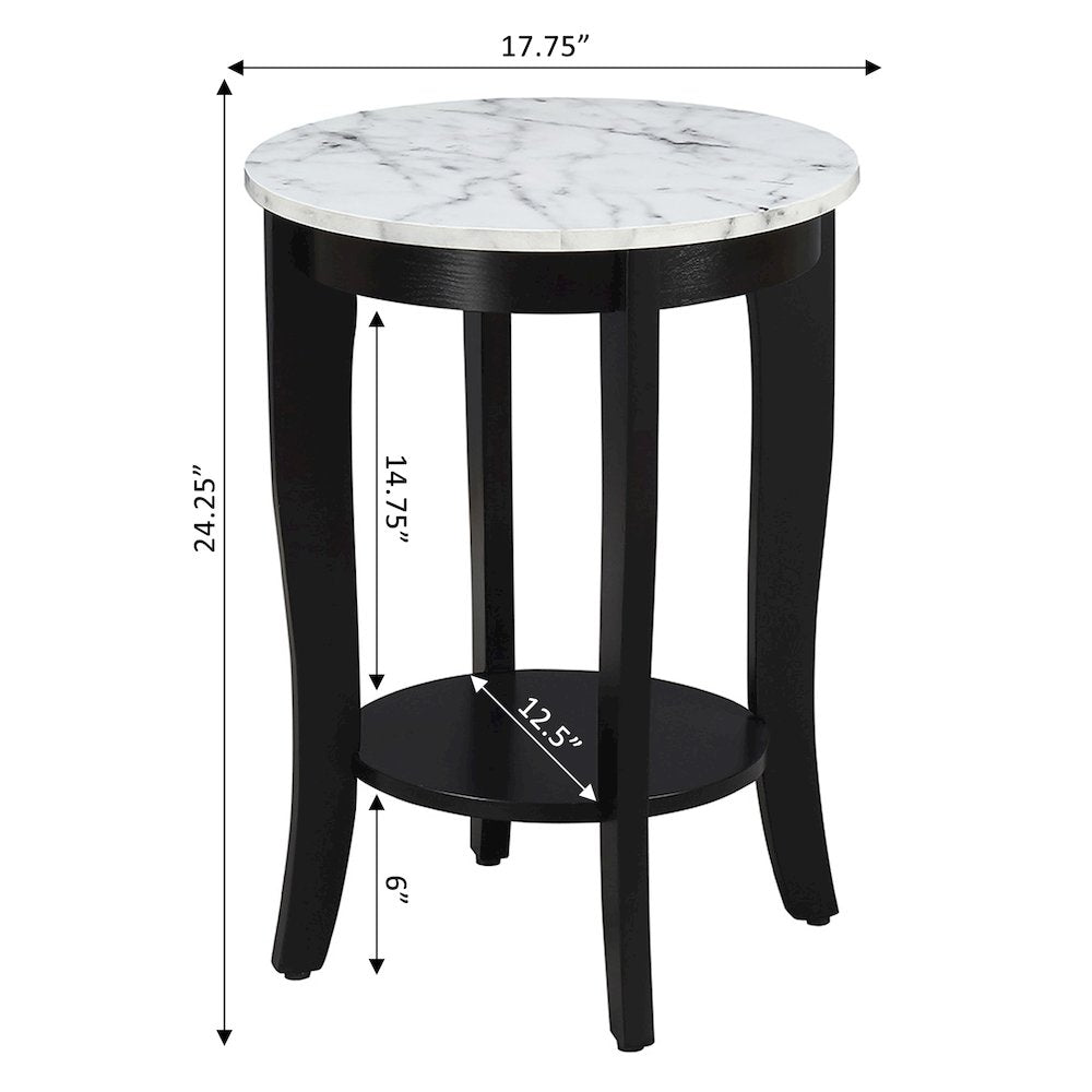 American Heritage Round End Table