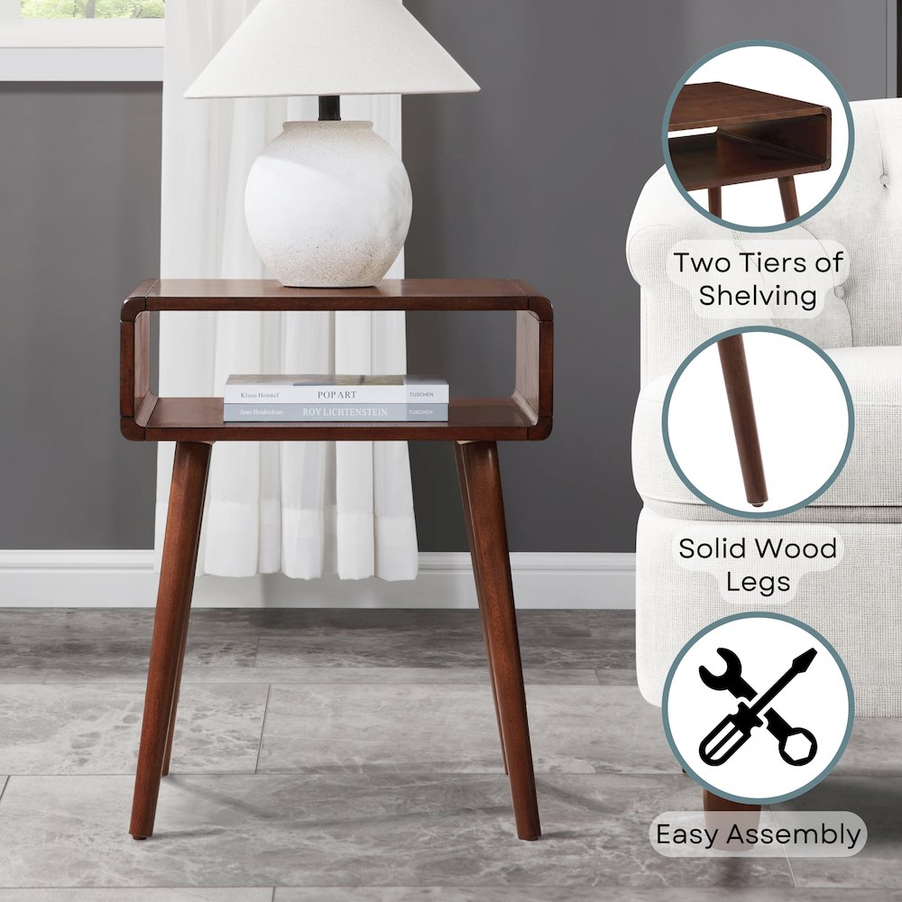 Napa End Table with Shelf