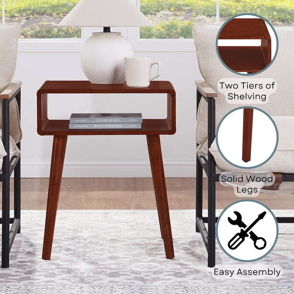 Napa End Table with Shelf