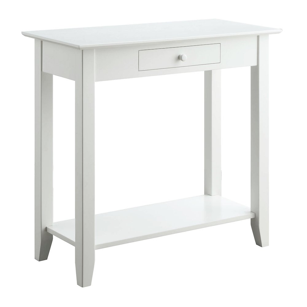 American Heritage Hall Table with Drawer and Shelf
