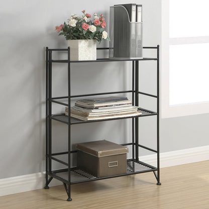 Xtra Storage 3 Tier Wide Folding Metal Shelf