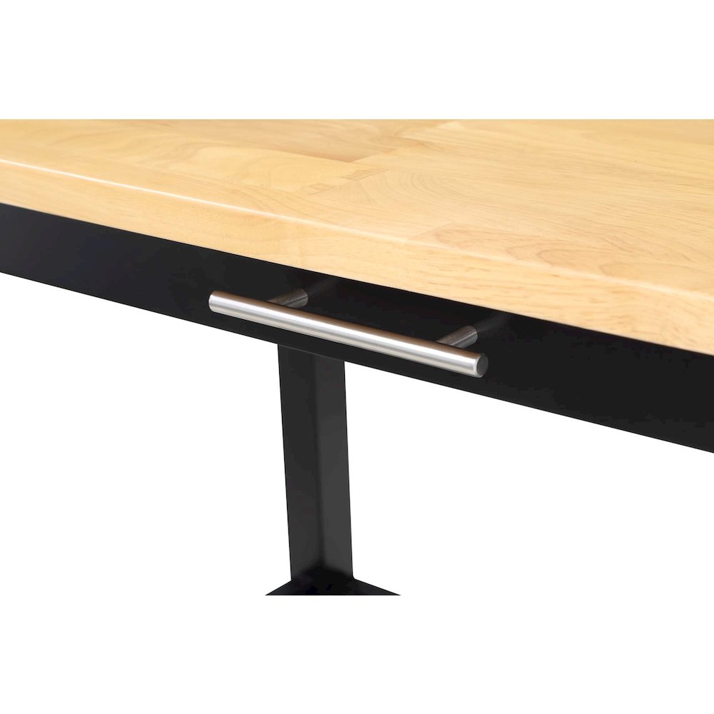 Designs2Go 3 Tier Butcher Block Kitchen Prep Island with Drawer