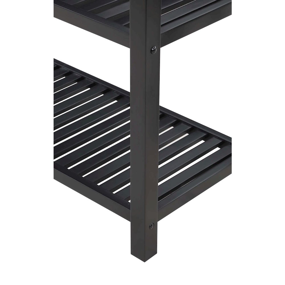 Designs2Go 3 Tier Butcher Block Kitchen Prep Island with Drawer