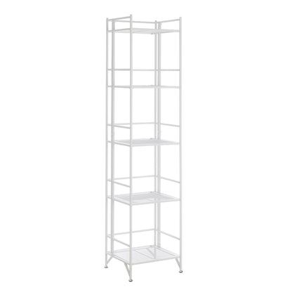 Xtra Storage 5 Tier Folding Metal Mesh Shelf