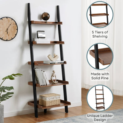 French Country Bookshelf Ladder