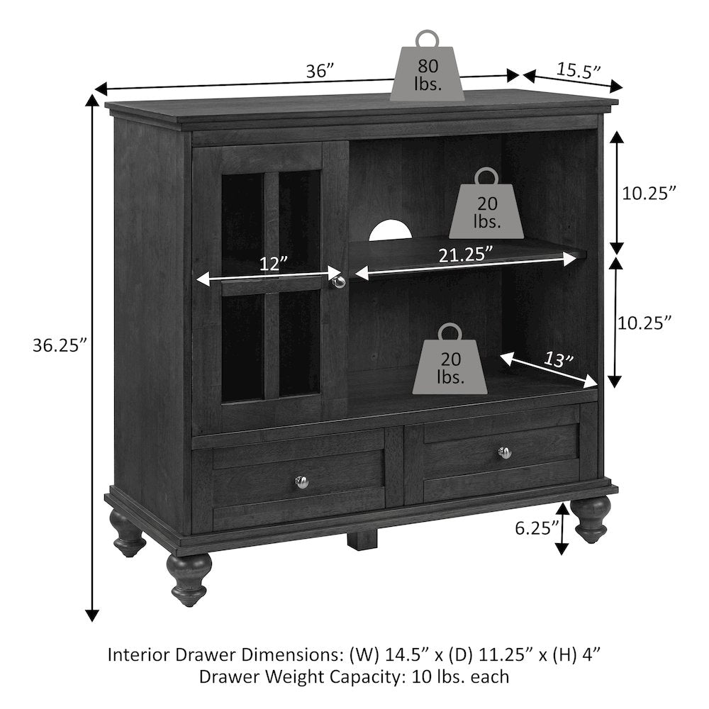 Tahoe Highboy TV Stand