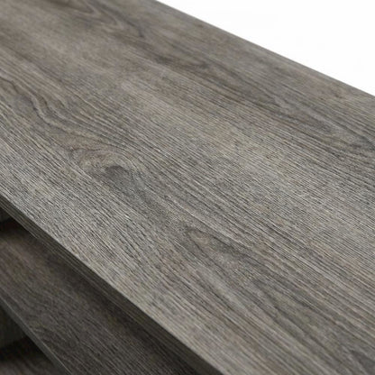 Weathered Gray, Black TV Stand, Cabinets, Shelves, up to 55 Inch TVs