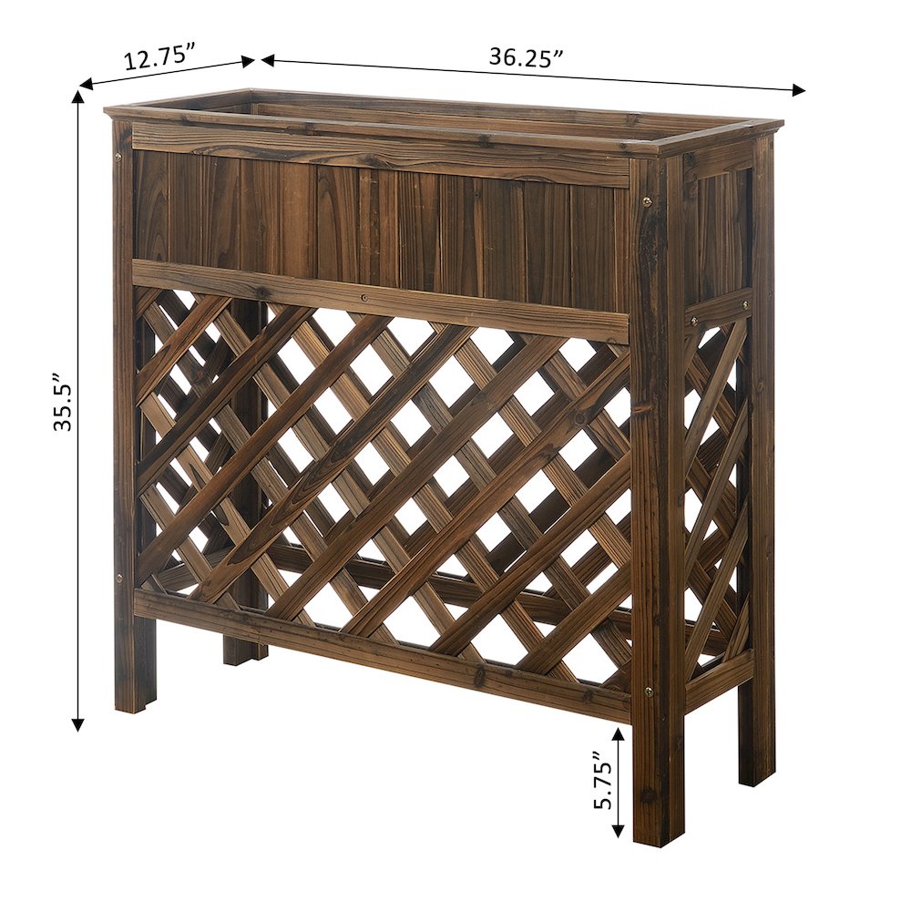 Planters & Potts Raised Patio Planter