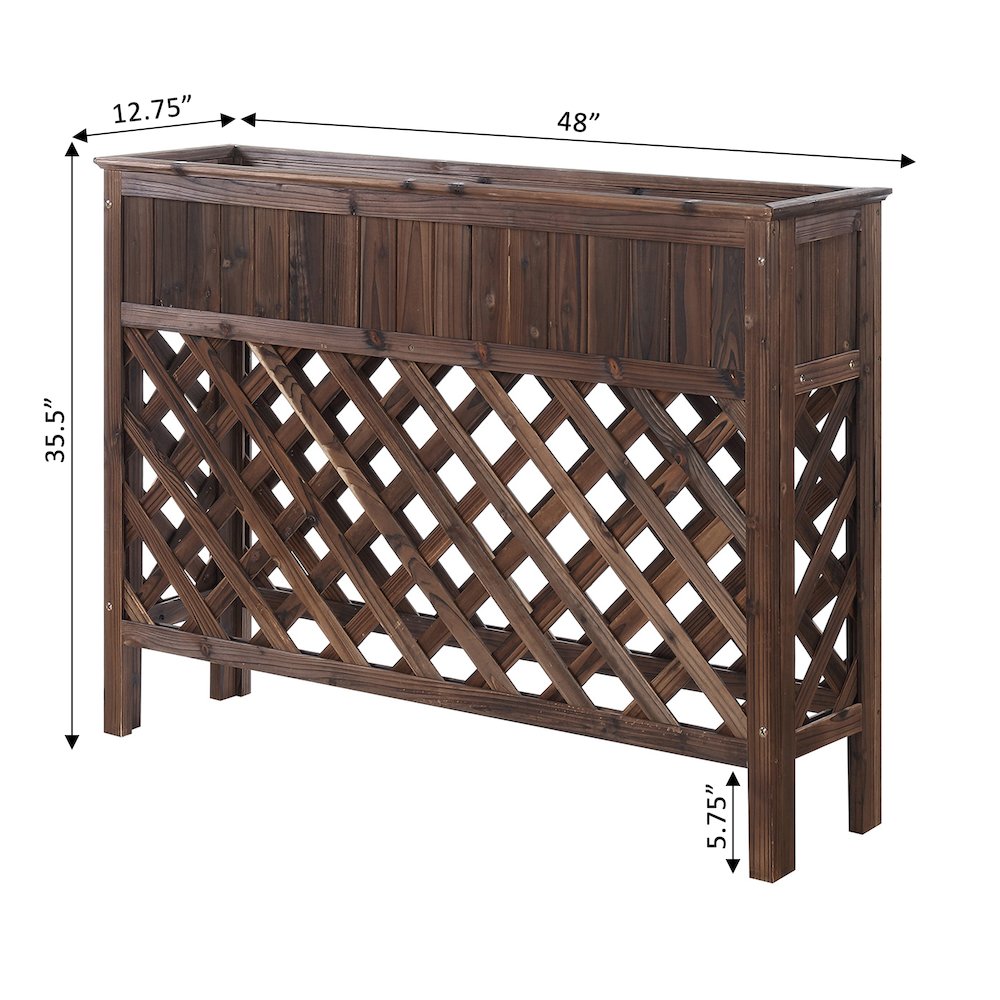 Planters & Potts Large Raised Patio Planter
