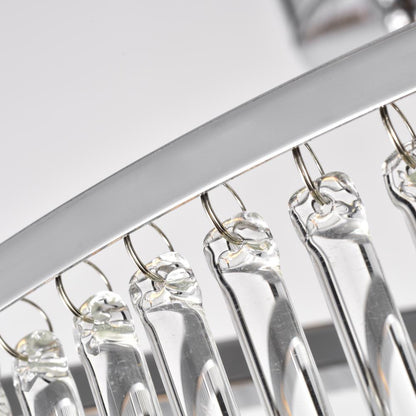 CHLOE Lighting FREY Transitional 3 Light Chrome Semi-Flush Ceiling Fixture 16" Wide