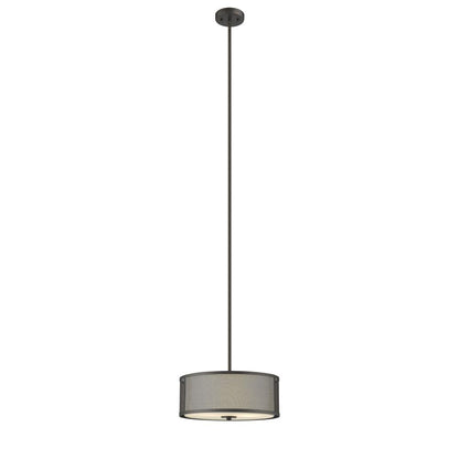 JULIANA Transitional 3 Light  Rubbed Bronze Ceiling Pendant 16" Wide