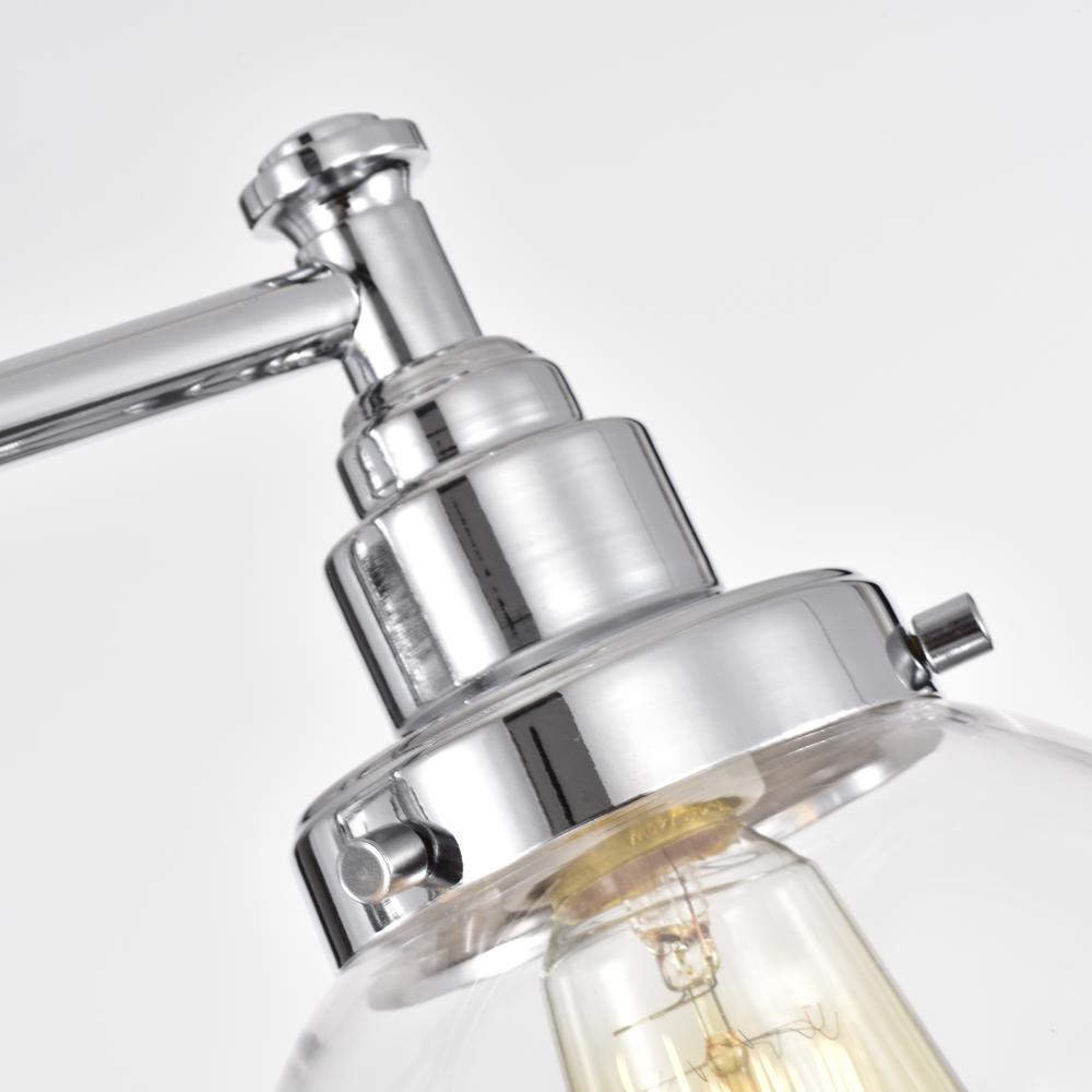 CHLOE Lighting MILO Transitional 3 Light Chrome Bath Vanity Fixture 24" Wide