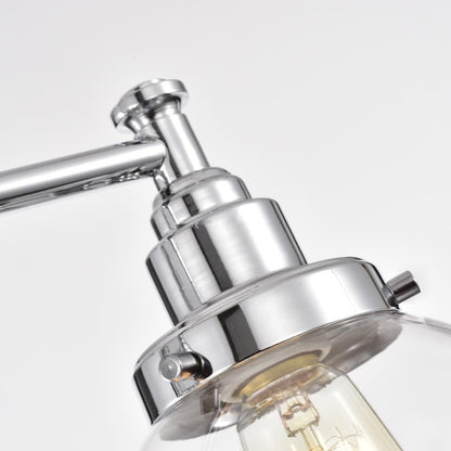 CHLOE Lighting MILO Transitional 4 Light Chrome Bath Vanity Fixture 30" Wide