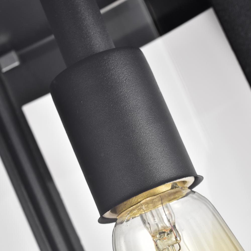 CHLOE Lighting QUILL Transitional 1 Light Textured Black Outdoor Wall Sconce 17" Height
