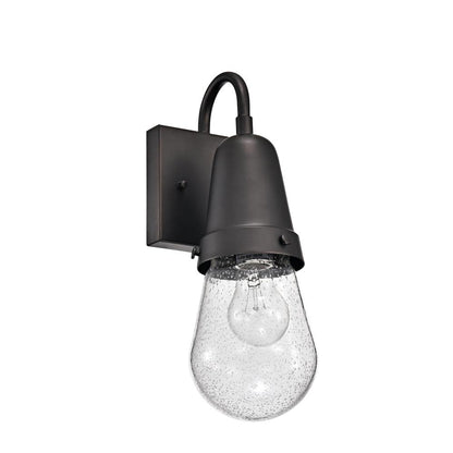 CHLOE Lighting JEFFREE Transitional 1 Light Rubbed Bronze Outdoor Wall Sconce 13" Height