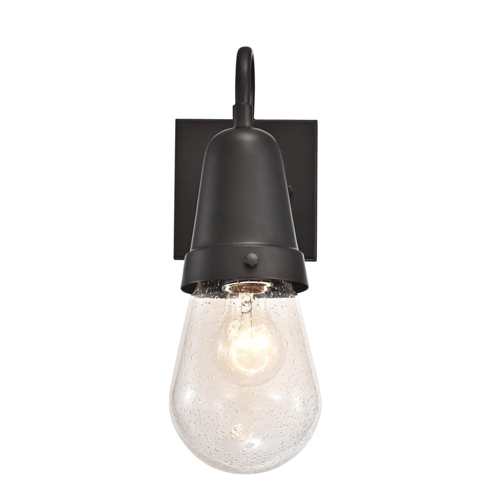 CHLOE Lighting JEFFREE Transitional 1 Light Rubbed Bronze Outdoor Wall Sconce 13" Height