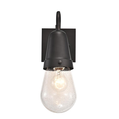 CHLOE Lighting JEFFREE Transitional 1 Light Rubbed Bronze Outdoor Wall Sconce 13" Height