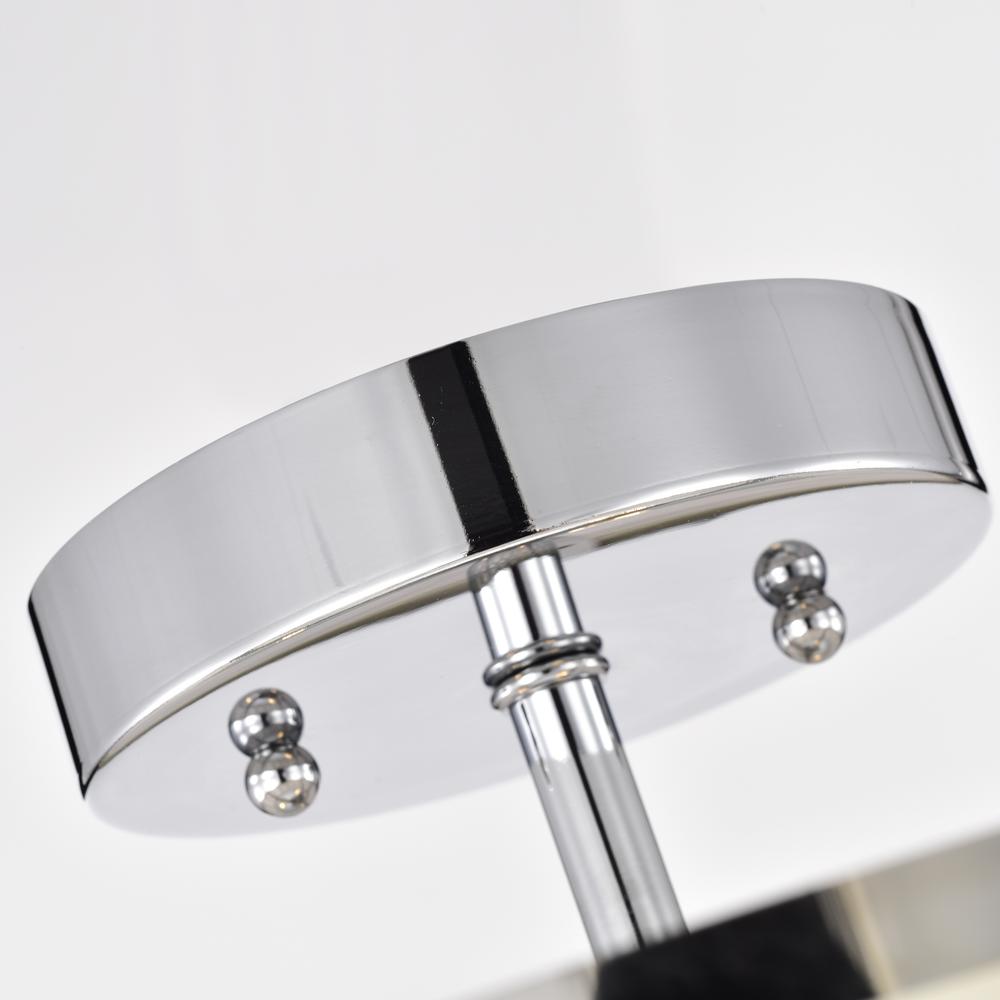 CHLOE Lighting BRONX Transitional 2 Light Chrome Semi-Flush Ceiling Fixture 30" Wide