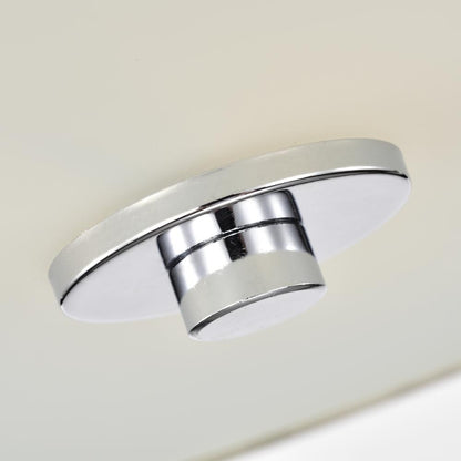 CHLOE Lighting BRONX Transitional 3 Light Chrome Semi-Flush Ceiling Fixture 15" Wide