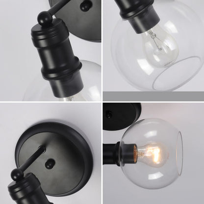 CHLOE Lighting OXA Transitional 1 Light Matt Black Indoor Wall Sconce 6" Wide