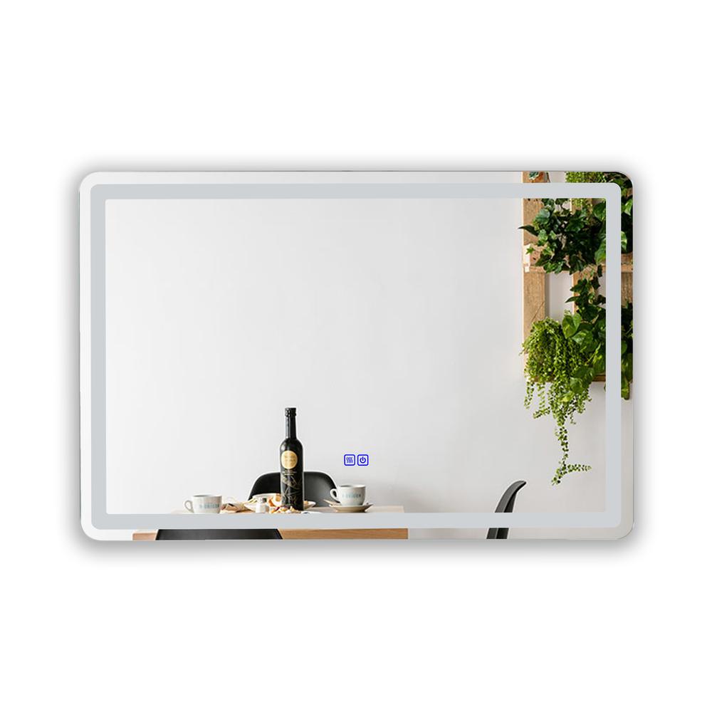 CHLOE Lighting- LUMINOSITY Back Lit Rectangular TouchScreen LED Mirror 3 Color Temperatures 3000K-6000K 36" Wide