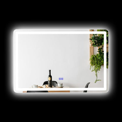 CHLOE Lighting- LUMINOSITY Back Lit Rectangular TouchScreen LED Mirror 3 Color Temperatures 3000K-6000K 36" Wide