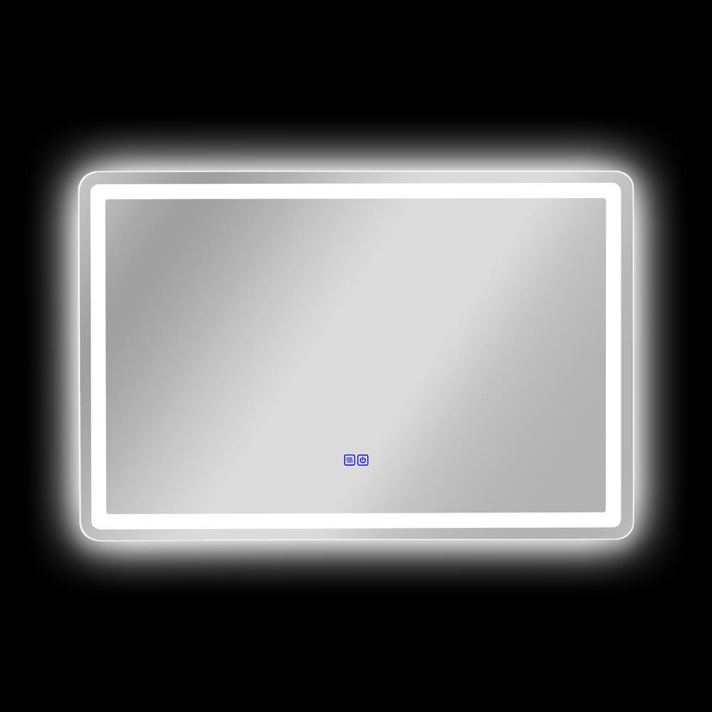 CHLOE Lighting- LUMINOSITY Back Lit Rectangular TouchScreen LED Mirror 3 Color Temperatures 3000K-6000K 36" Wide