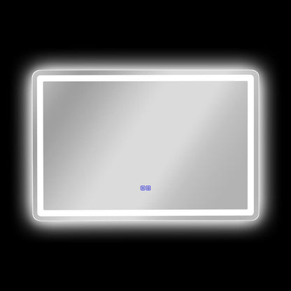 CHLOE Lighting- LUMINOSITY Back Lit Rectangular TouchScreen LED Mirror 3 Color Temperatures 3000K-6000K 36" Wide