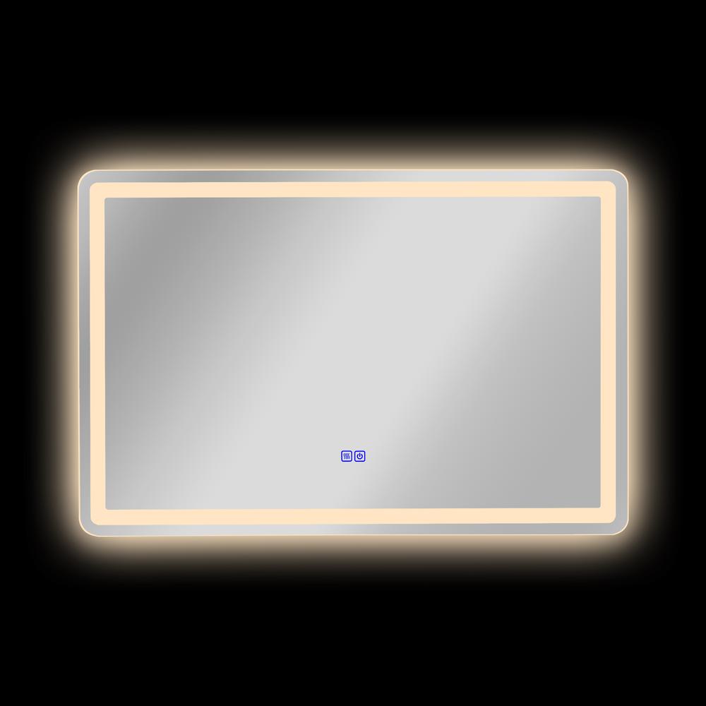 CHLOE Lighting- LUMINOSITY Back Lit Rectangular TouchScreen LED Mirror 3 Color Temperatures 3000K-6000K 36" Wide