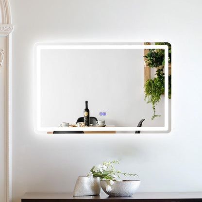 CHLOE Lighting- LUMINOSITY Back Lit Rectangular TouchScreen LED Mirror 3 Color Temperatures 3000K-6000K 36" Wide
