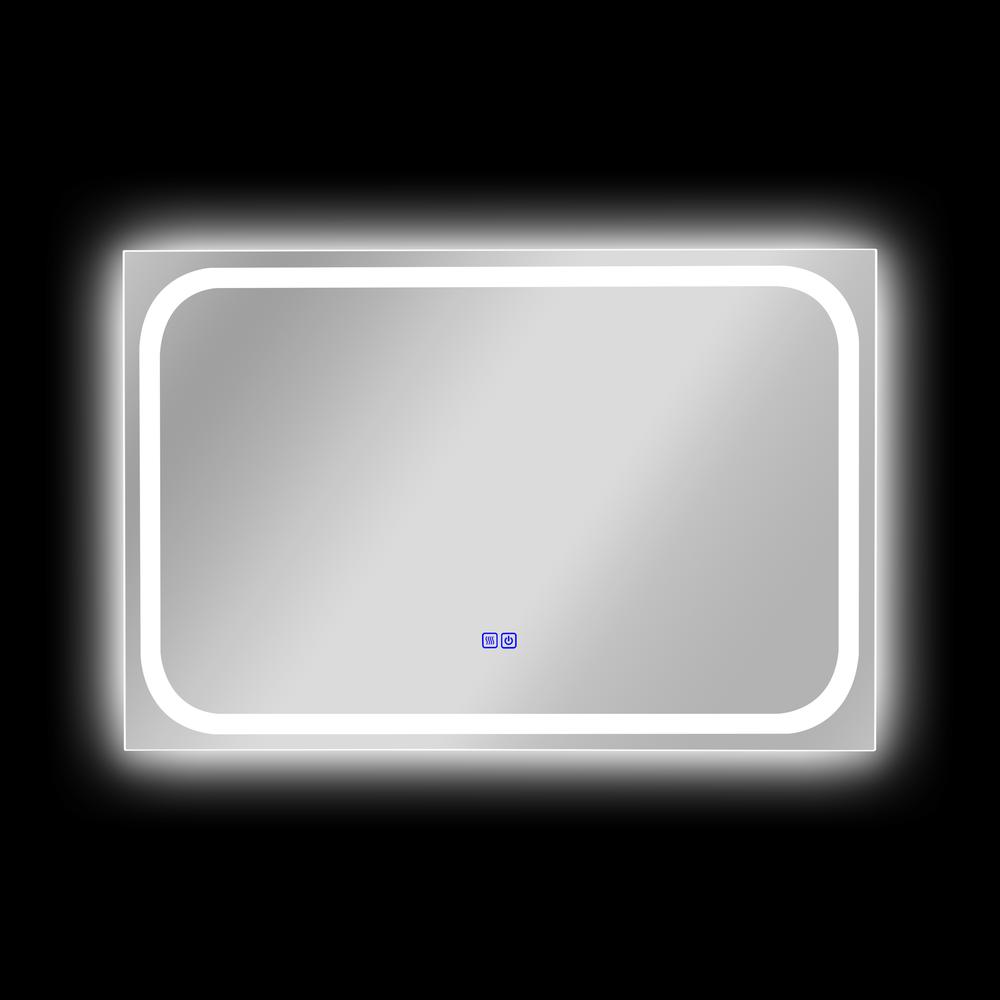 CHLOE Lighting LUMINOSITY Back Lit Rectangular TouchScreen LED Mirror 3 Color Temperatures 3000K-6000K 36" Wide