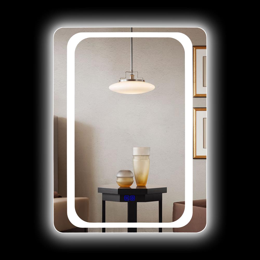 CHLOE Lighting- LUMINOSITY Back Lit Rectangular TouchScreen LED Mirror 3 Color Temperatures 3000K-6000K 32" Height