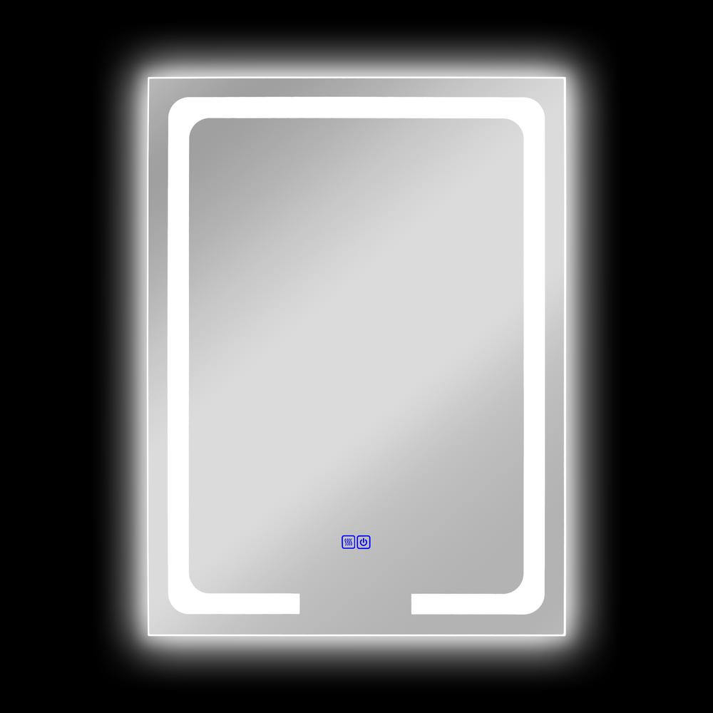 CHLOE Lighting LUMINOSITY- Back Lit Rectangular TouchScreen LED Mirror 3 Color Temperatures 3000K-6000K 32" Height