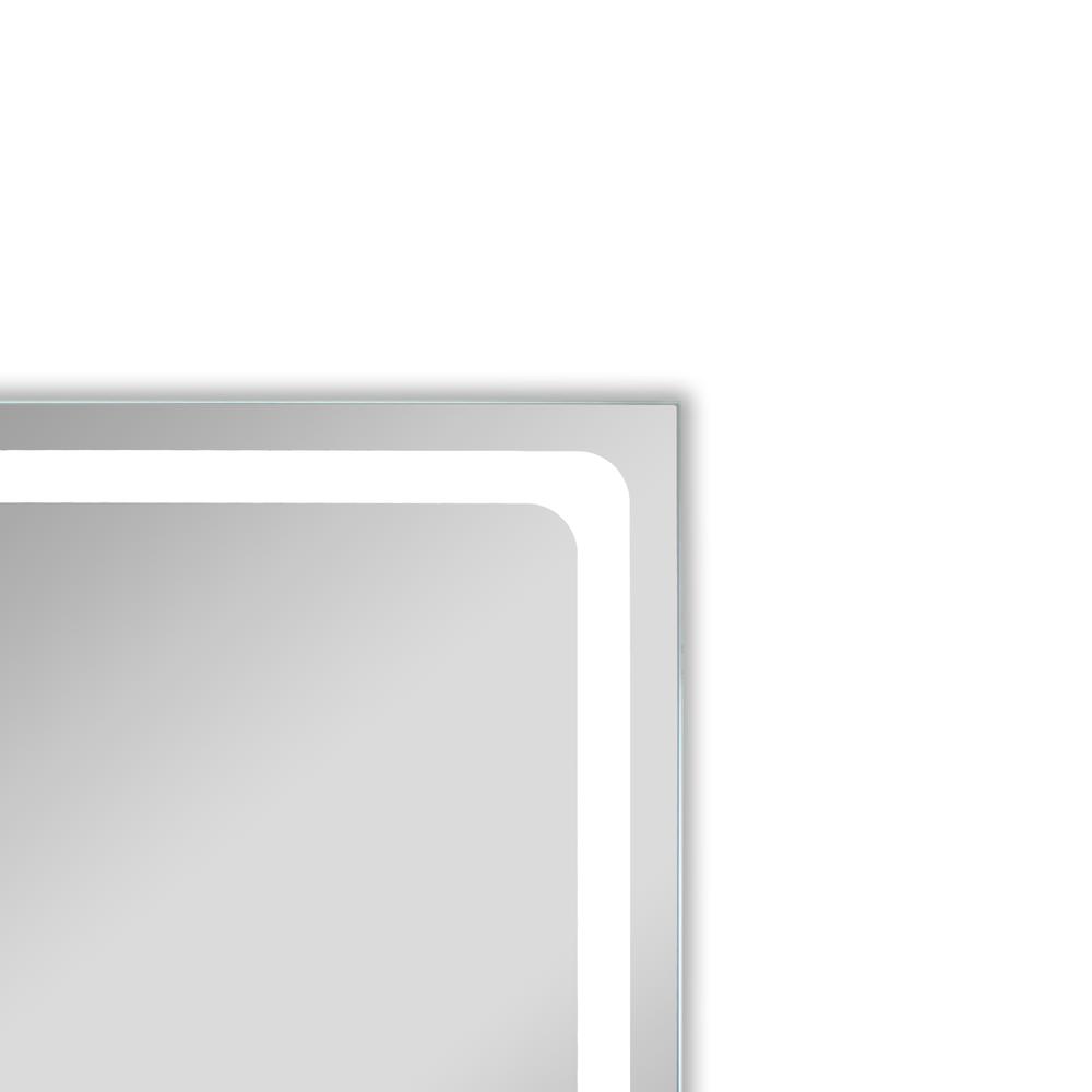 CHLOE Lighting LUMINOSITY- Back Lit Rectangular TouchScreen LED Mirror 3 Color Temperatures 3000K-6000K 32" Height