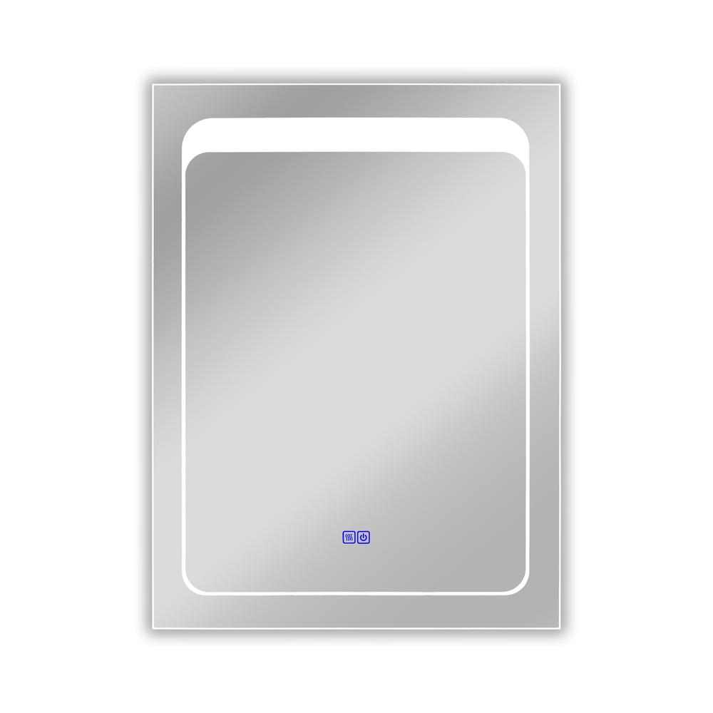 CHLOE Lighting- LUMINOSITY Back Lit Rectangular TouchScreen LED Mirror 3 Color Temperatures- 3000K-6000K 32" Height