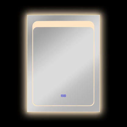 CHLOE Lighting- LUMINOSITY Back Lit Rectangular TouchScreen LED Mirror 3 Color Temperatures- 3000K-6000K 32" Height