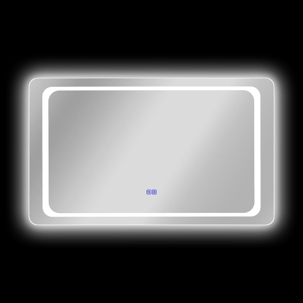CHLOE Lighting LUMINOSITY Back Lit Rectangular TouchScreen LED Mirror 3 Color Temperatures 3000K-6000K 39" Wide