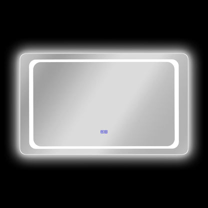 CHLOE Lighting LUMINOSITY Back Lit Rectangular TouchScreen LED Mirror 3 Color Temperatures 3000K-6000K 39" Wide