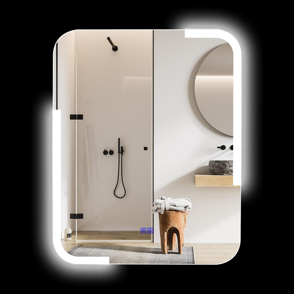CHLOE Lighting LUMINOSITY Back Lit Rectangular TouchScreen LED Mirror 3 Color Temperatures 3000K-6000K 30" Height