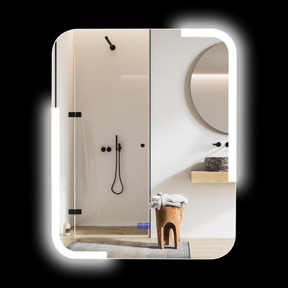 CHLOE Lighting LUMINOSITY Back Lit Rectangular TouchScreen LED Mirror 3 Color Temperatures 3000K-6000K 30" Height