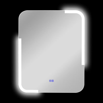 CHLOE Lighting LUMINOSITY Back Lit Rectangular TouchScreen LED Mirror 3 Color Temperatures 3000K-6000K 30" Height
