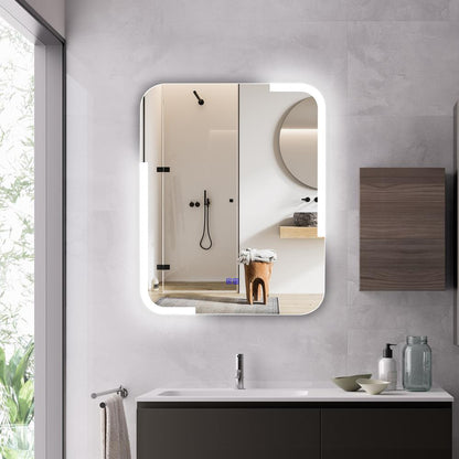 CHLOE Lighting LUMINOSITY Back Lit Rectangular TouchScreen LED Mirror 3 Color Temperatures 3000K-6000K 30" Height
