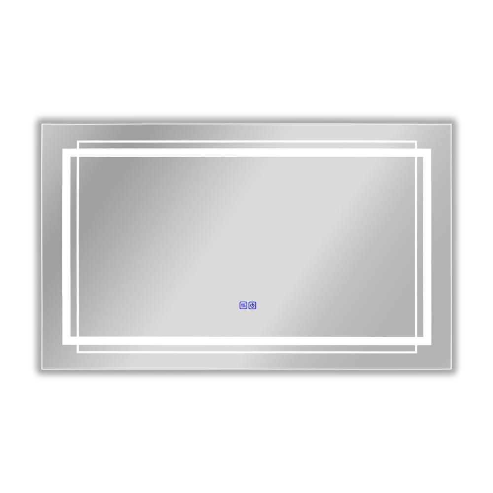 CHLOE Lighting LUMINOSITY Back Lit Rectangular TouchScreen LED Mirror 3 Color Temperatures, 3000K-6000K 39" Wide